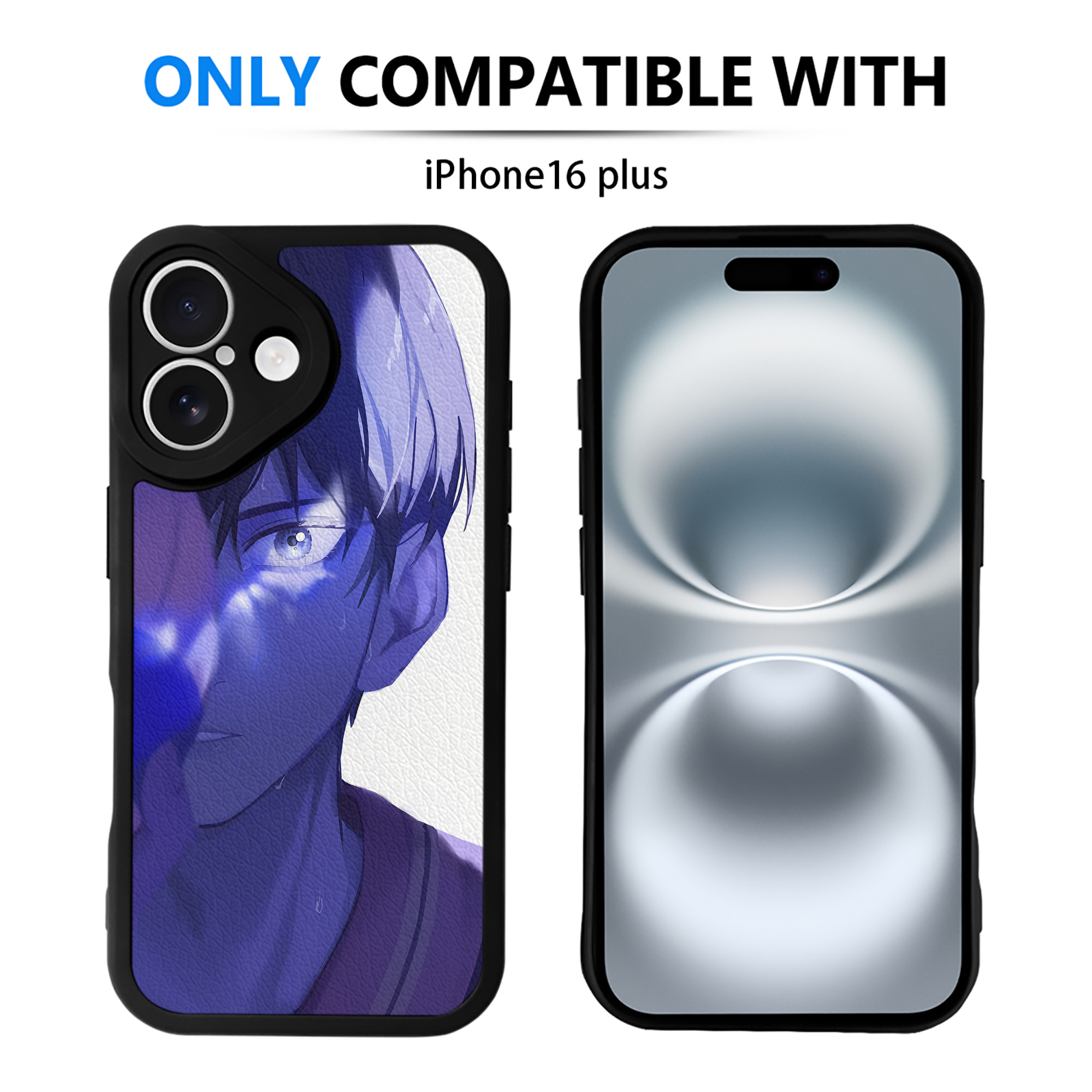 （画像用） ハイキュー!! Haikyu!! 【iPhone 16シリーズ対応】シリコンスマホケース（レザー調） 材質：シリコン
